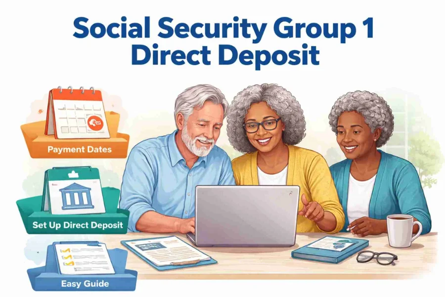 social security group 1 direct deposit
