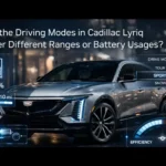 do the driving modes in cadillac lyriq offer different ranges or battery usages?