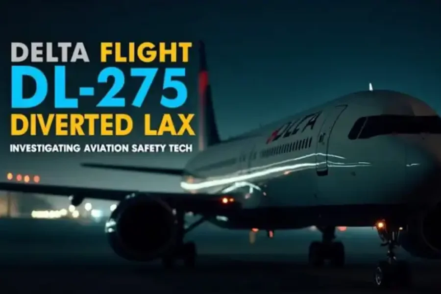 delta flight dl275 diverted lax