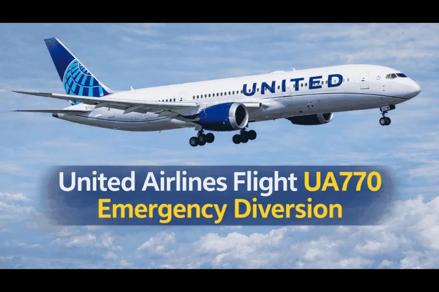 united airlines flight ua770 emergency diversion